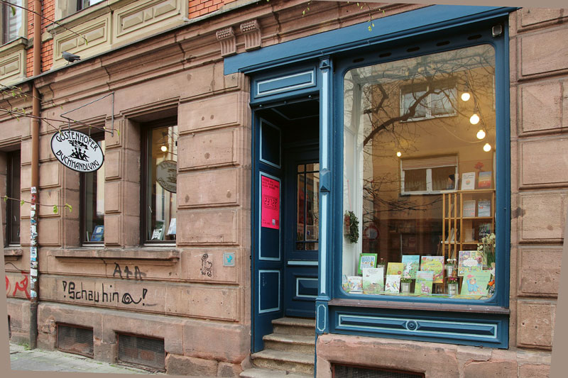 Gostenhofer Buchhandlung Laden außen